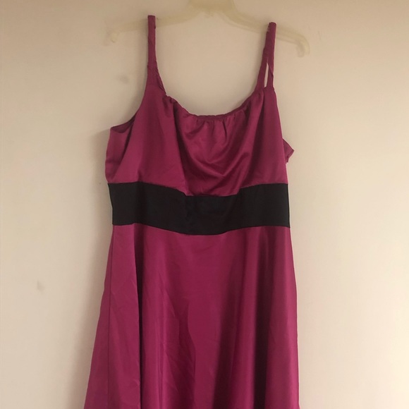 hot pink aline dress
